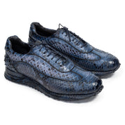 The Maestro Blue Python Exotic Sneakers