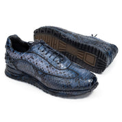 The Maestro Blue Python Exotic Sneakers