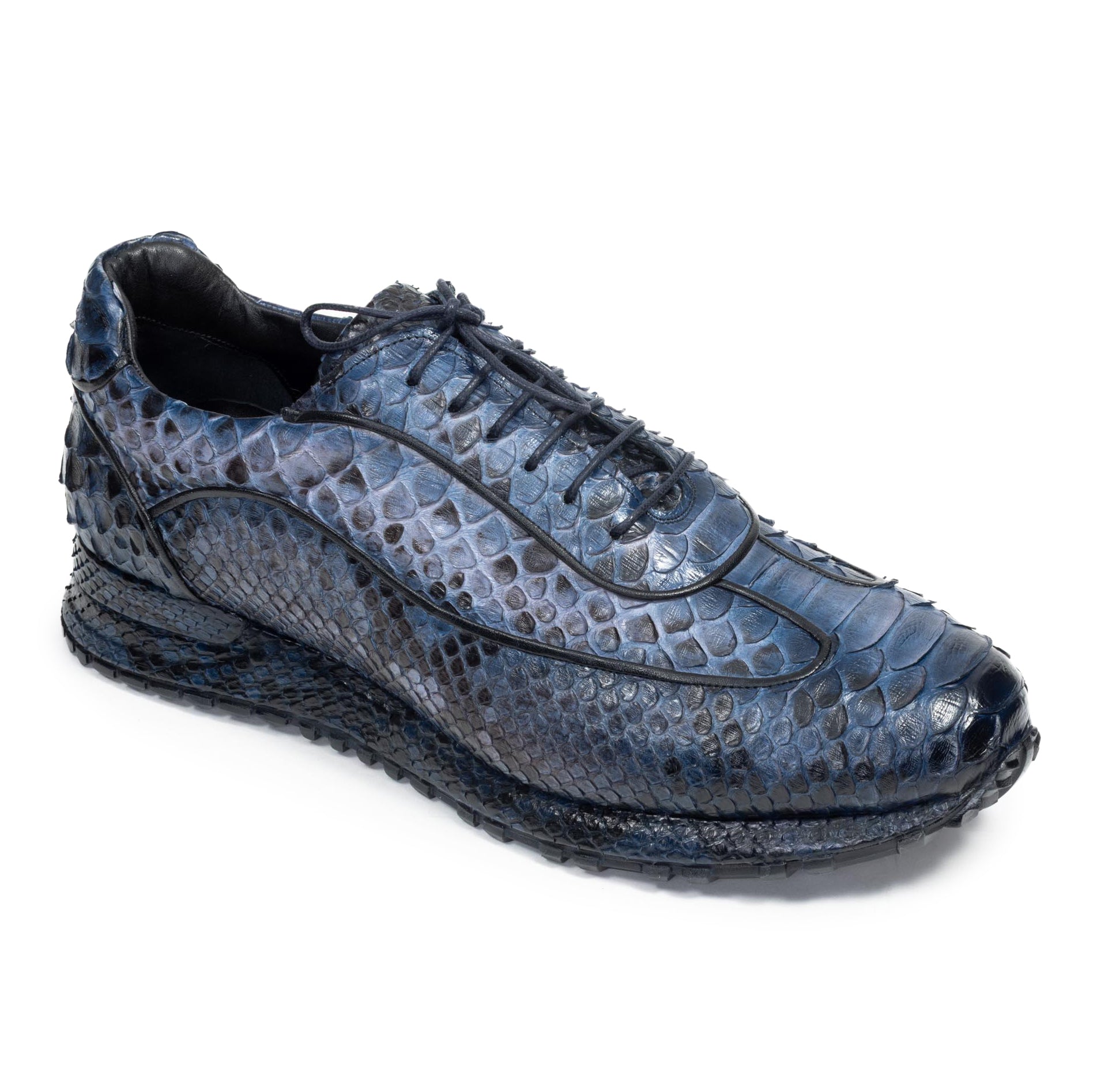 The Maestro Blue Python Exotic Sneakers