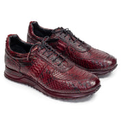 The Nocturne Garnet Python Exotic Sneakers