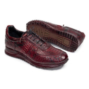 The Nocturne Garnet Python Exotic Sneakers
