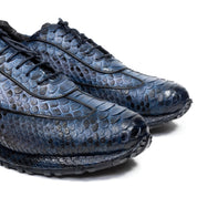 The Maestro Blue Python Exotic Sneakers