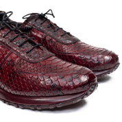 The Nocturne Garnet Python Exotic Sneakers
