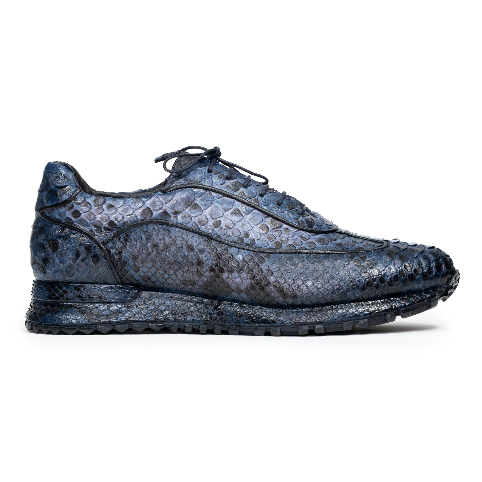 The Maestro Blue Python Exotic Sneakers