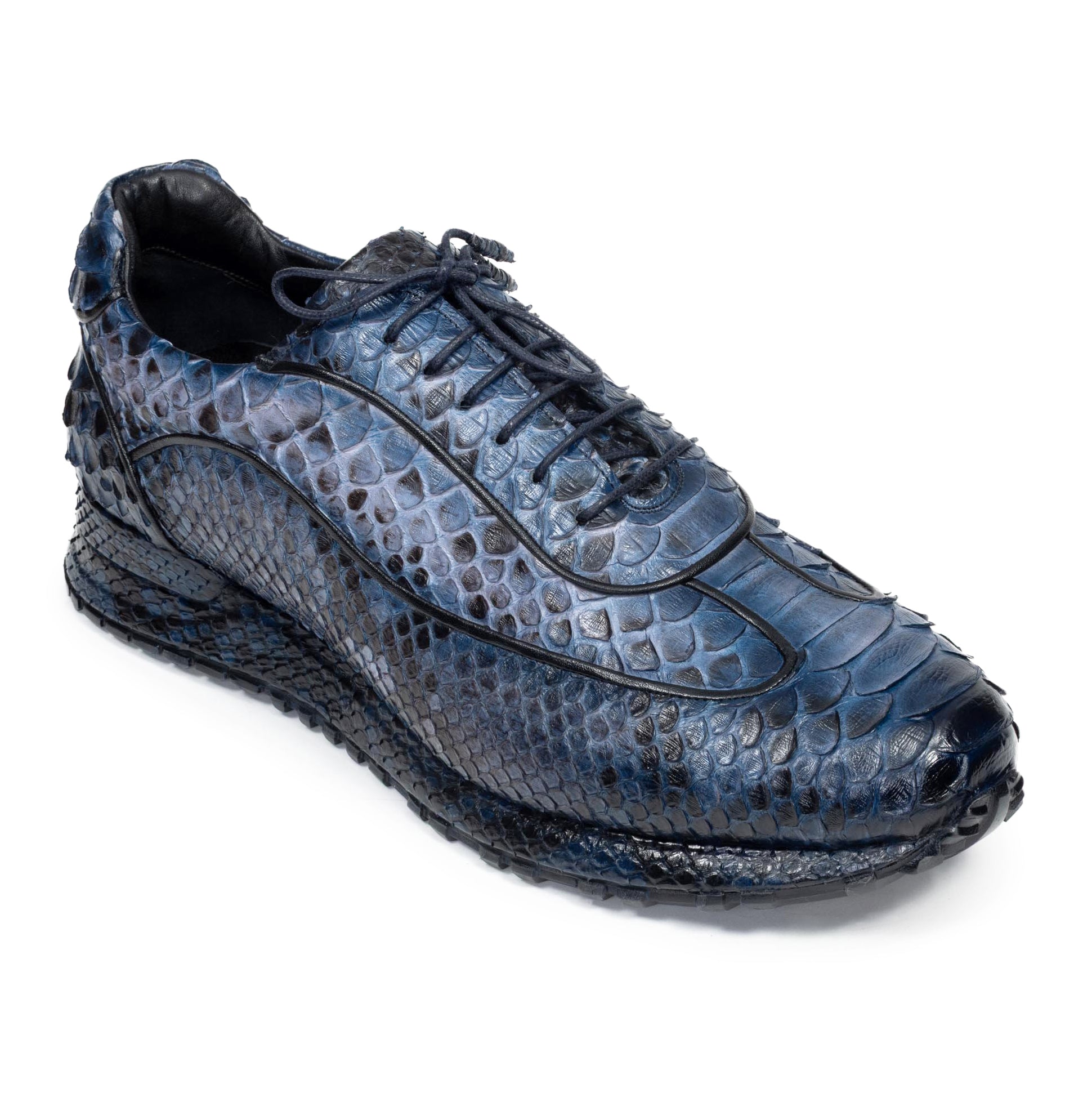 The Maestro Blue Python Exotic Sneakers