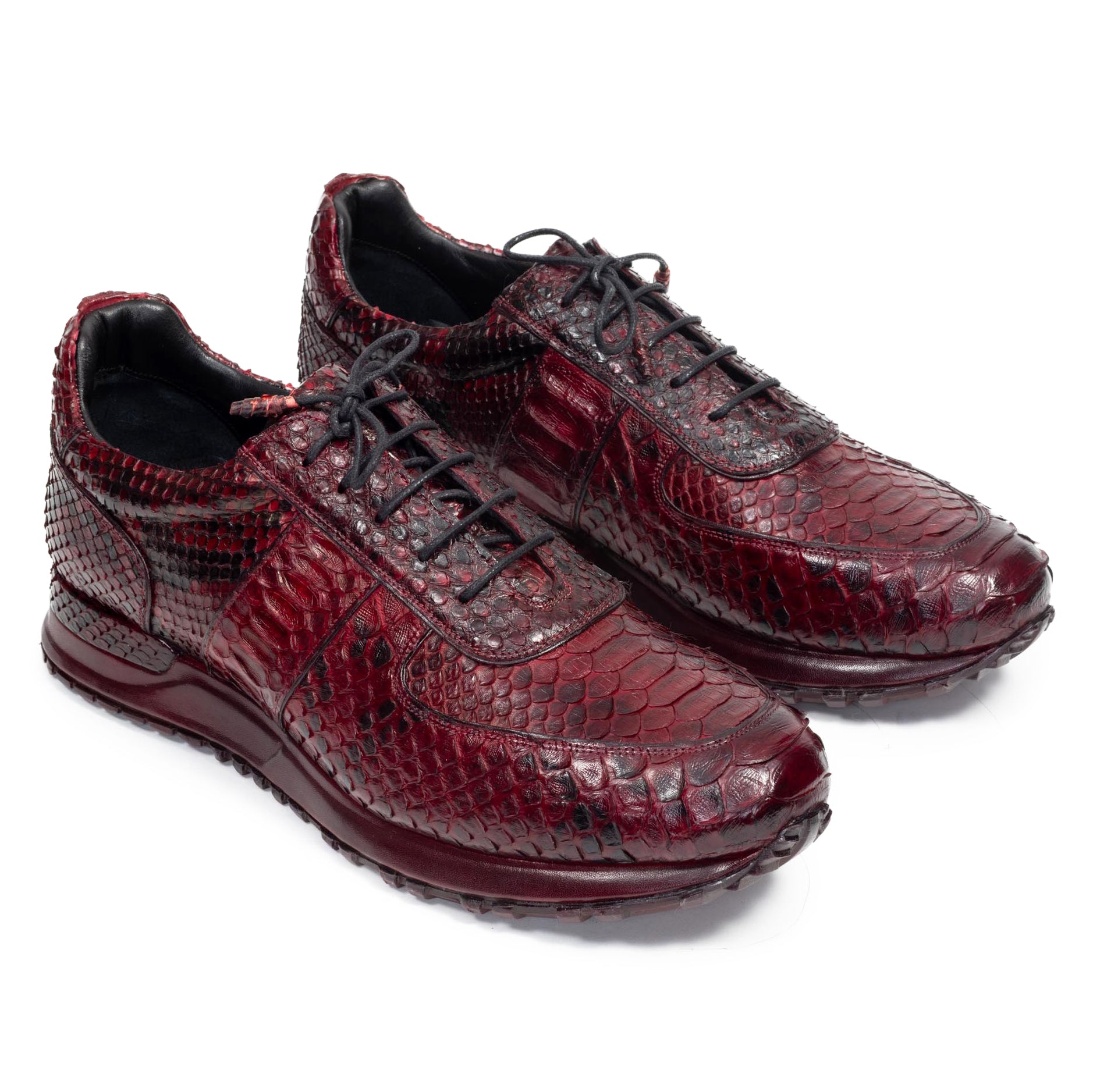 The Nocturne Garnet Python Exotic Sneakers