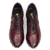 The Nocturne Garnet Python Exotic Sneakers