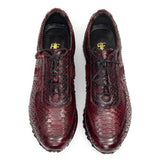 The Nocturne Garnet Python Exotic Sneakers
