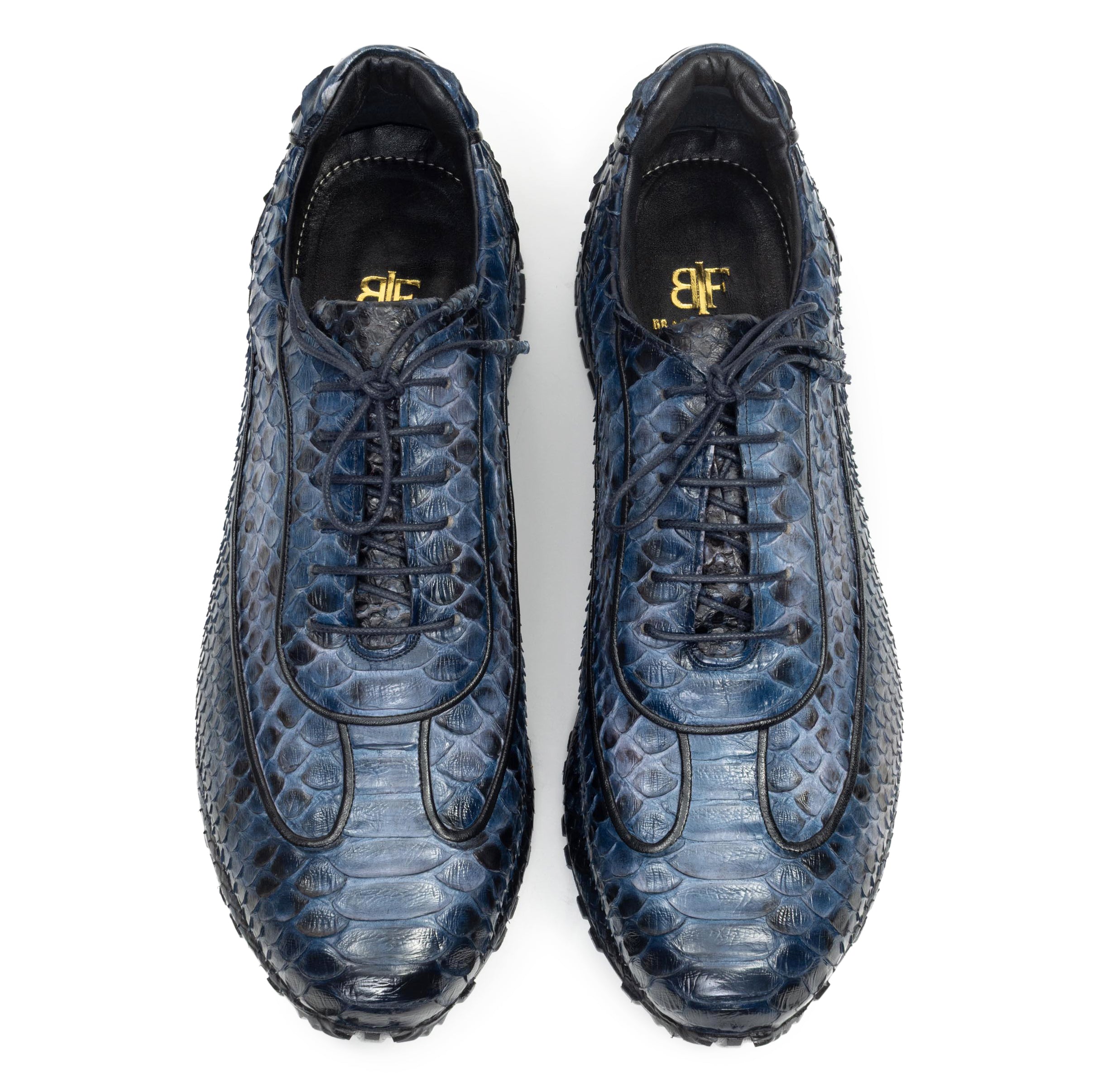 The Maestro Blue Python Exotic Sneakers