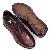 The Nocturne Garnet Python Exotic Sneakers