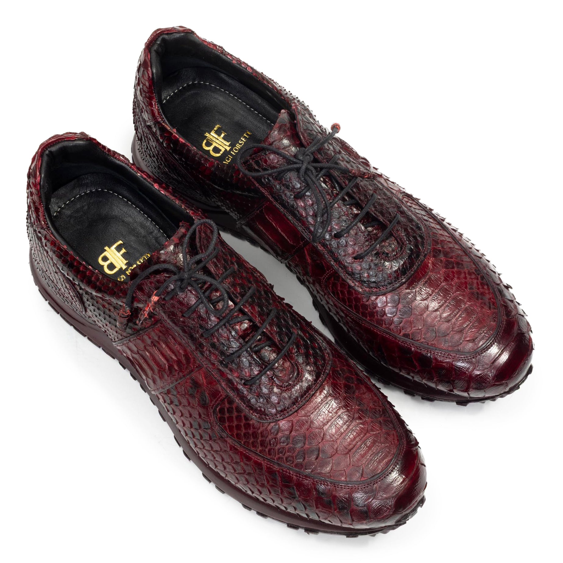 The Nocturne Garnet Python Exotic Sneakers