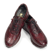 The Nocturne Garnet Python Exotic Sneakers