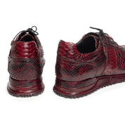 The Nocturne Garnet Python Exotic Sneakers