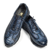 The Maestro Blue Python Exotic Sneakers