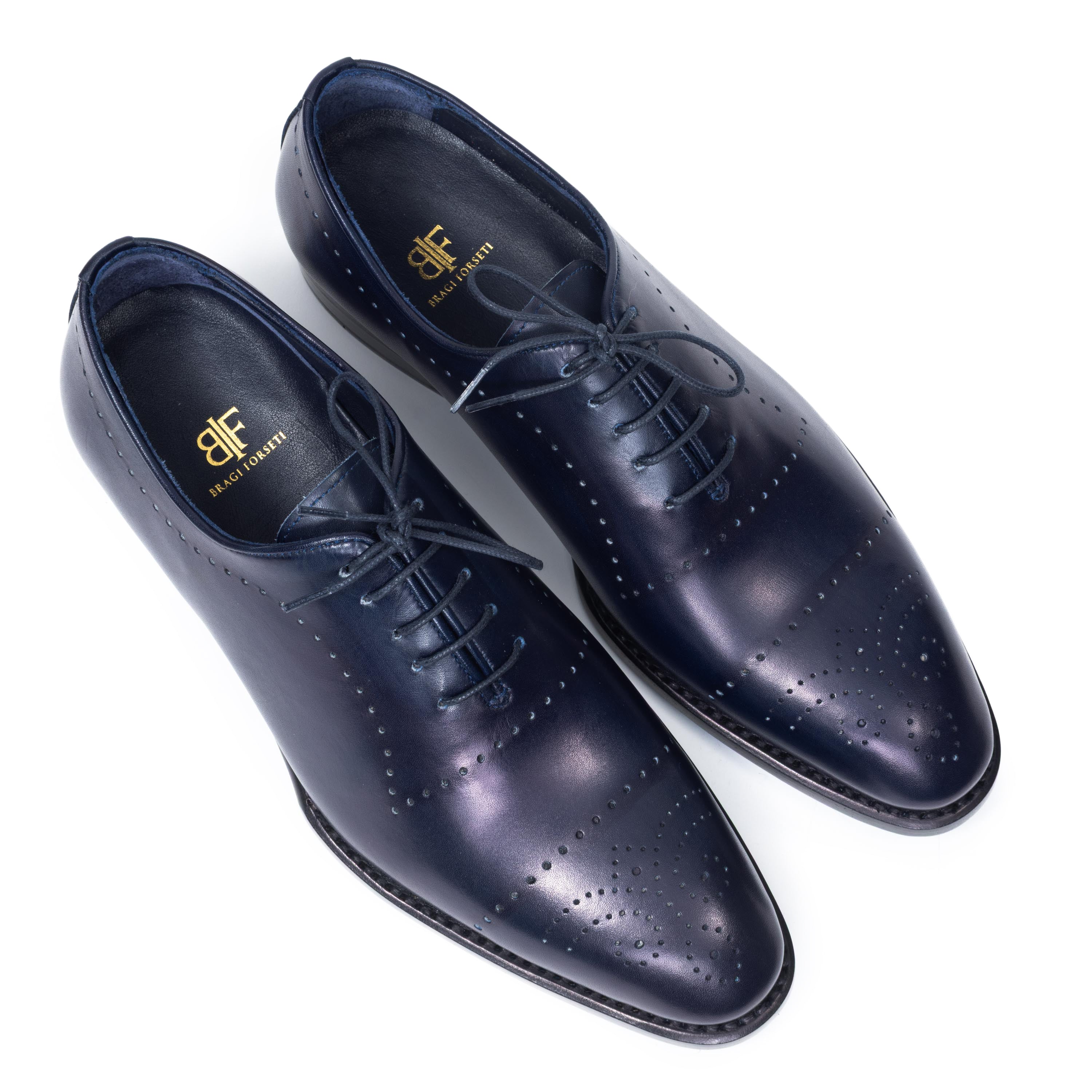 The Midnight Blue Patina Oxford