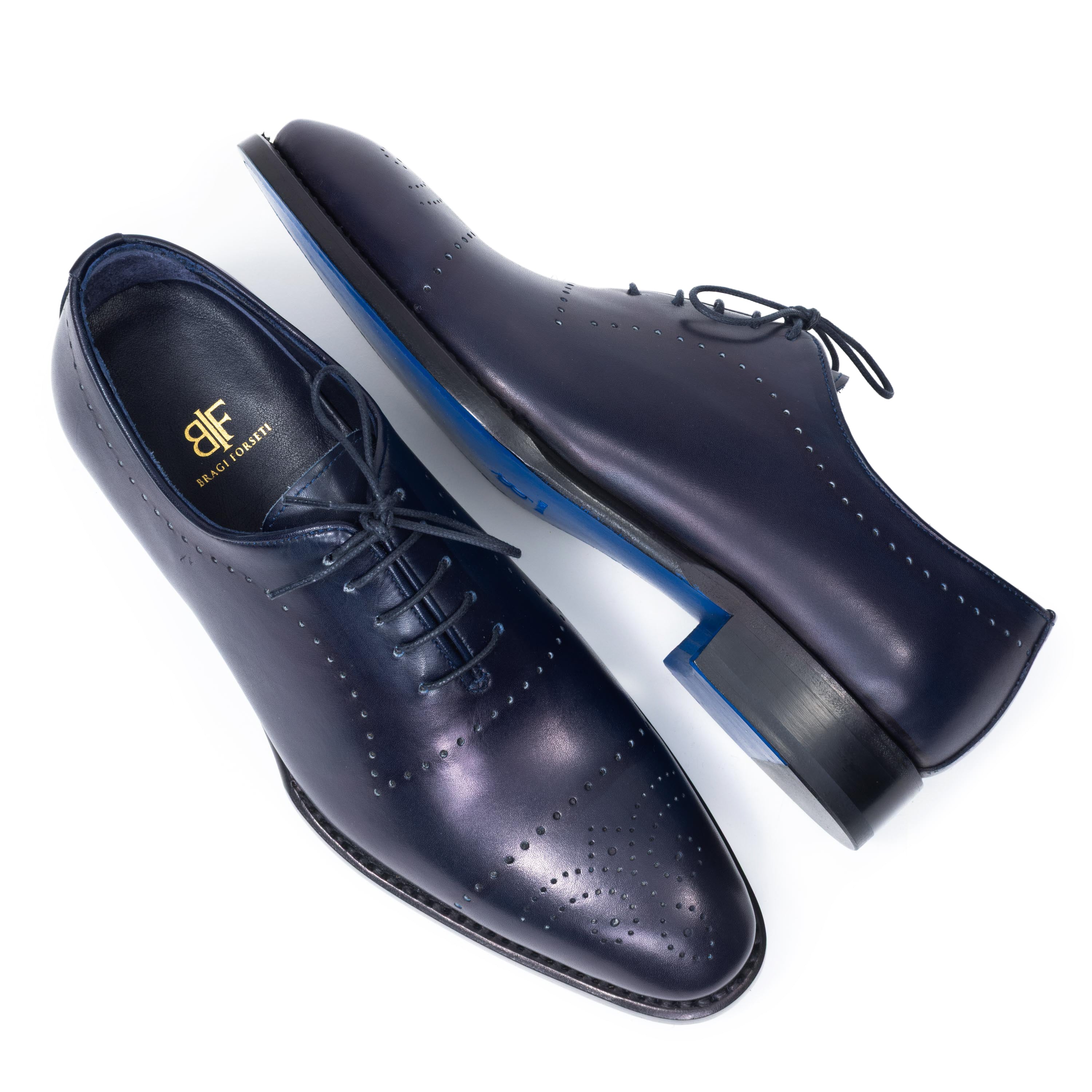 The Midnight Blue Patina Oxford