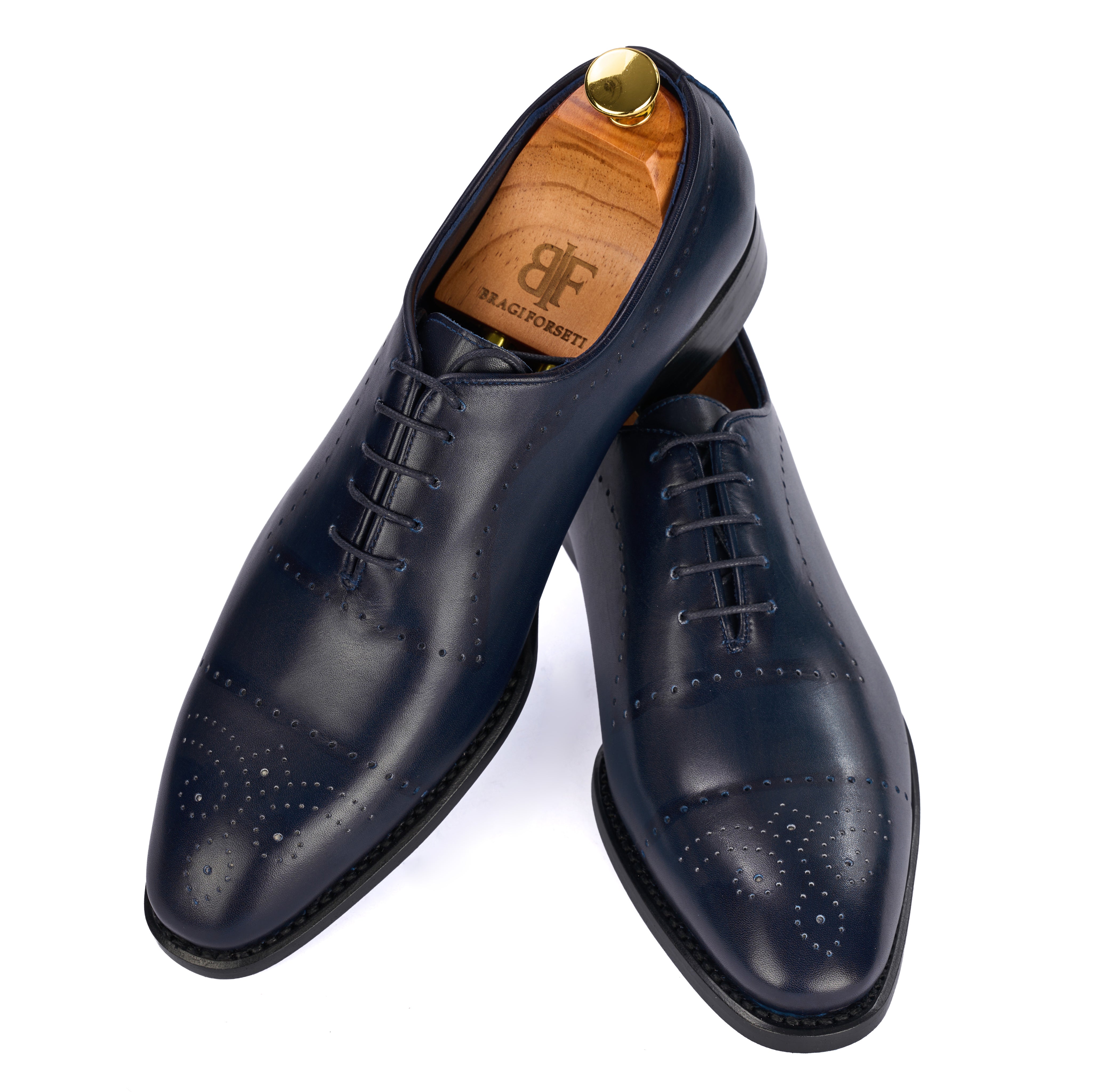 The Midnight Blue Patina Oxford