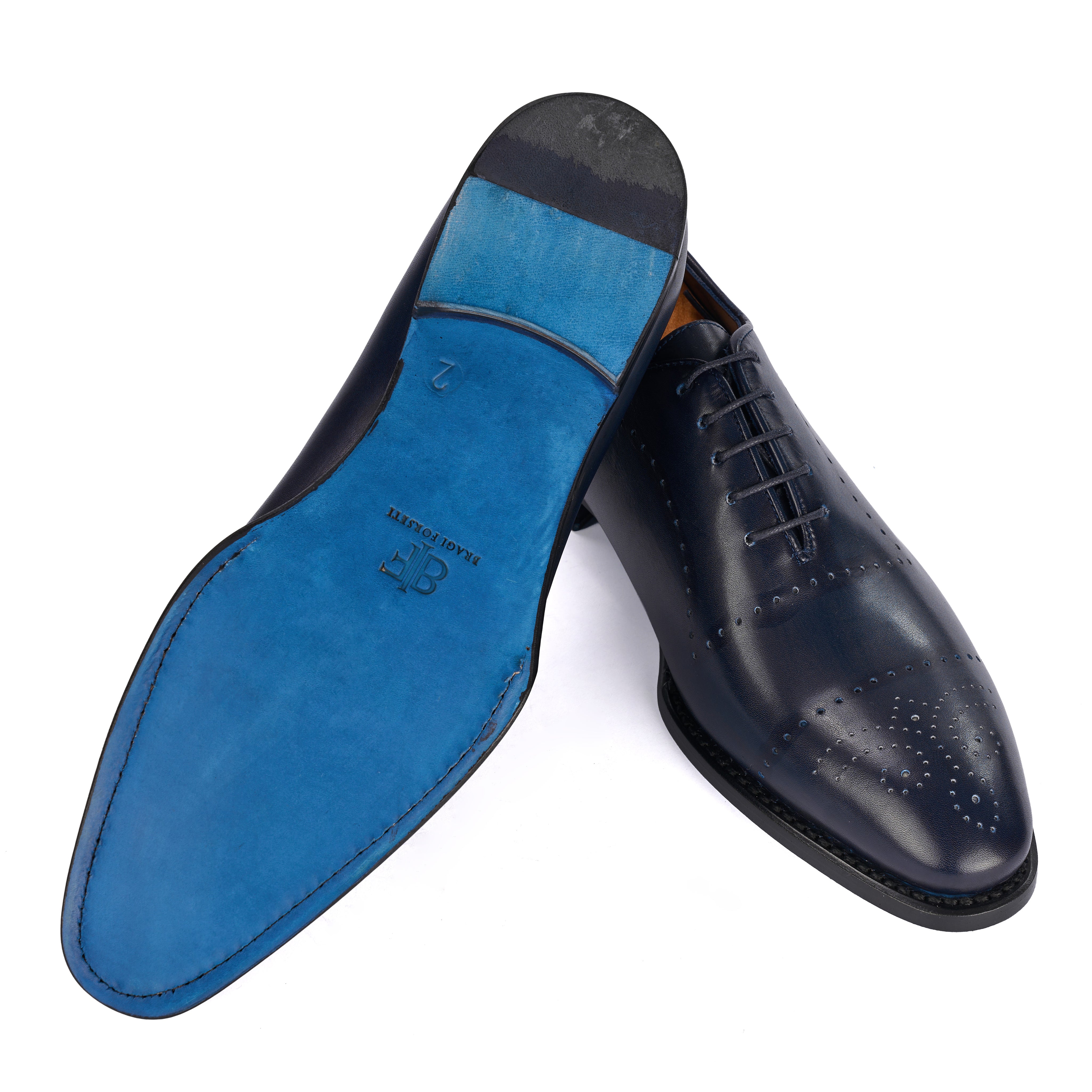 The Midnight Blue Patina Oxford