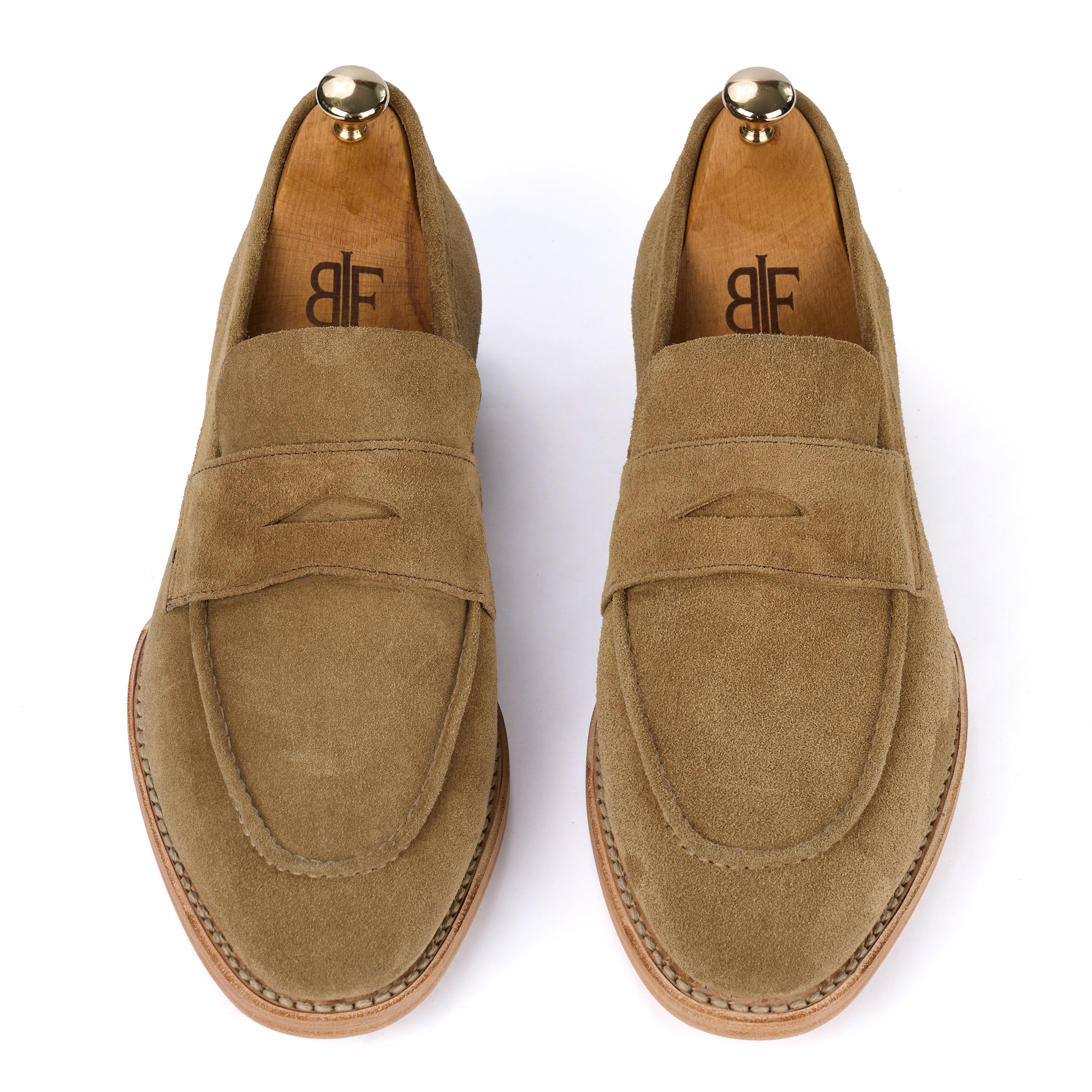 The Amber Suede Penny Loafer