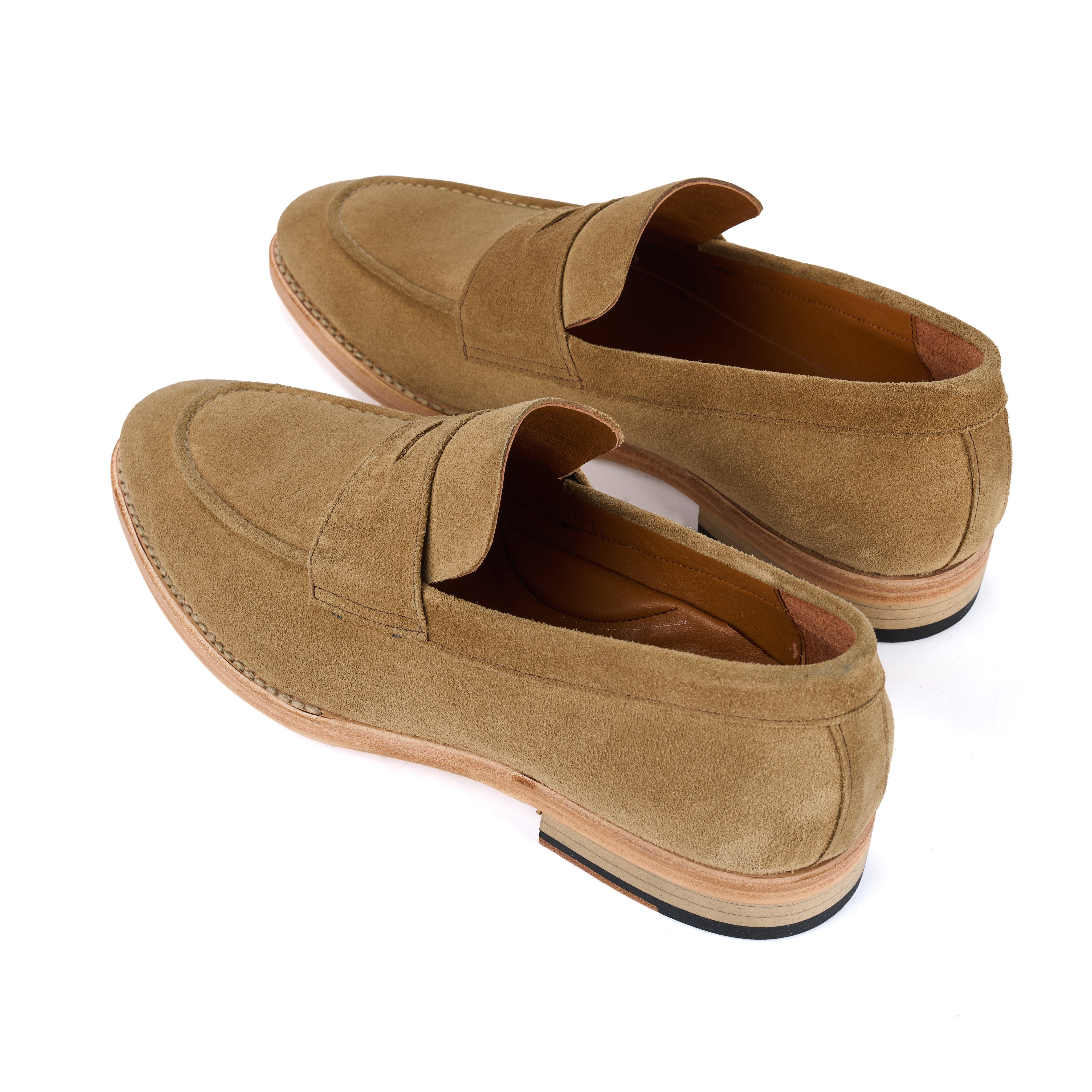 The Amber Suede Penny Loafer