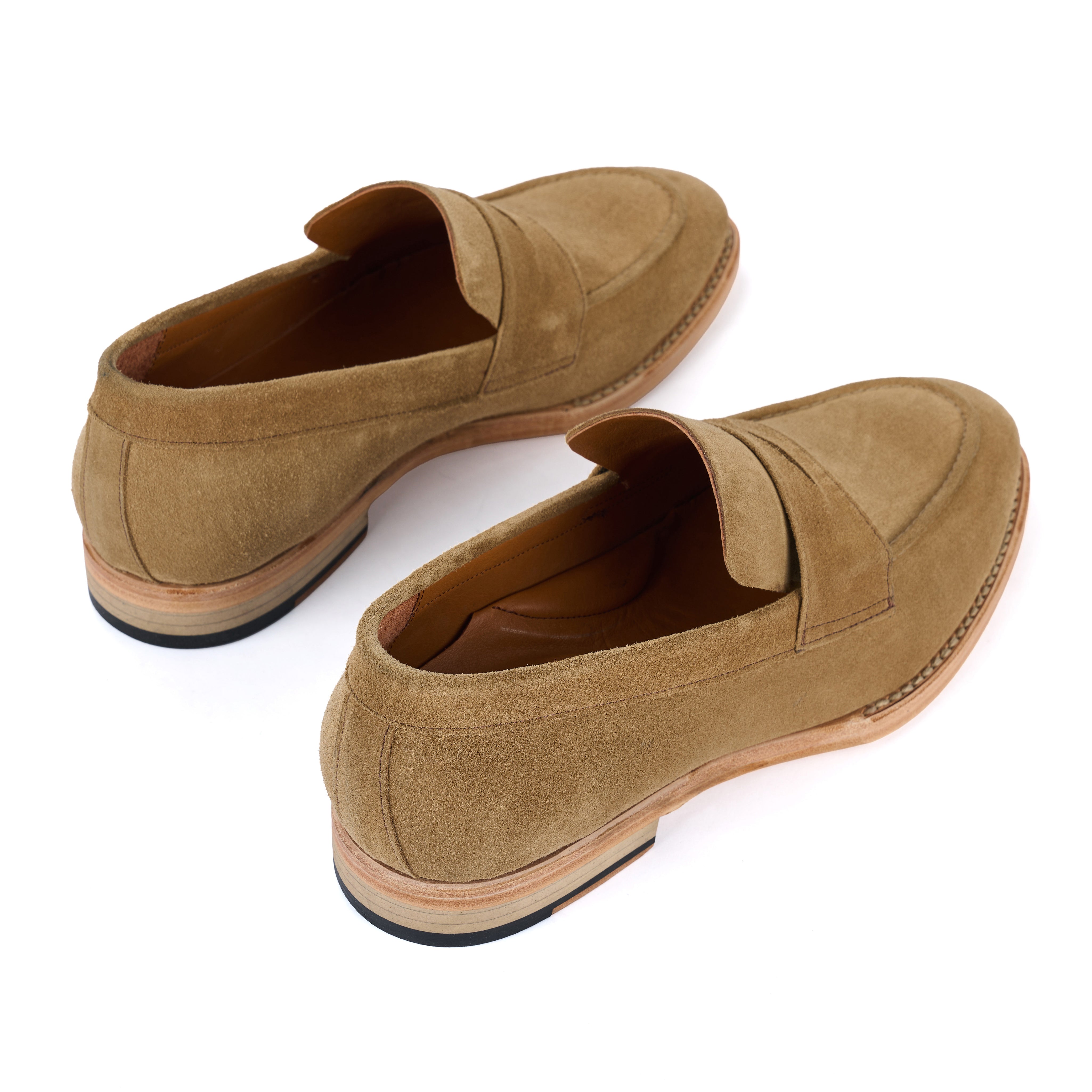 The Amber Suede Penny Loafer