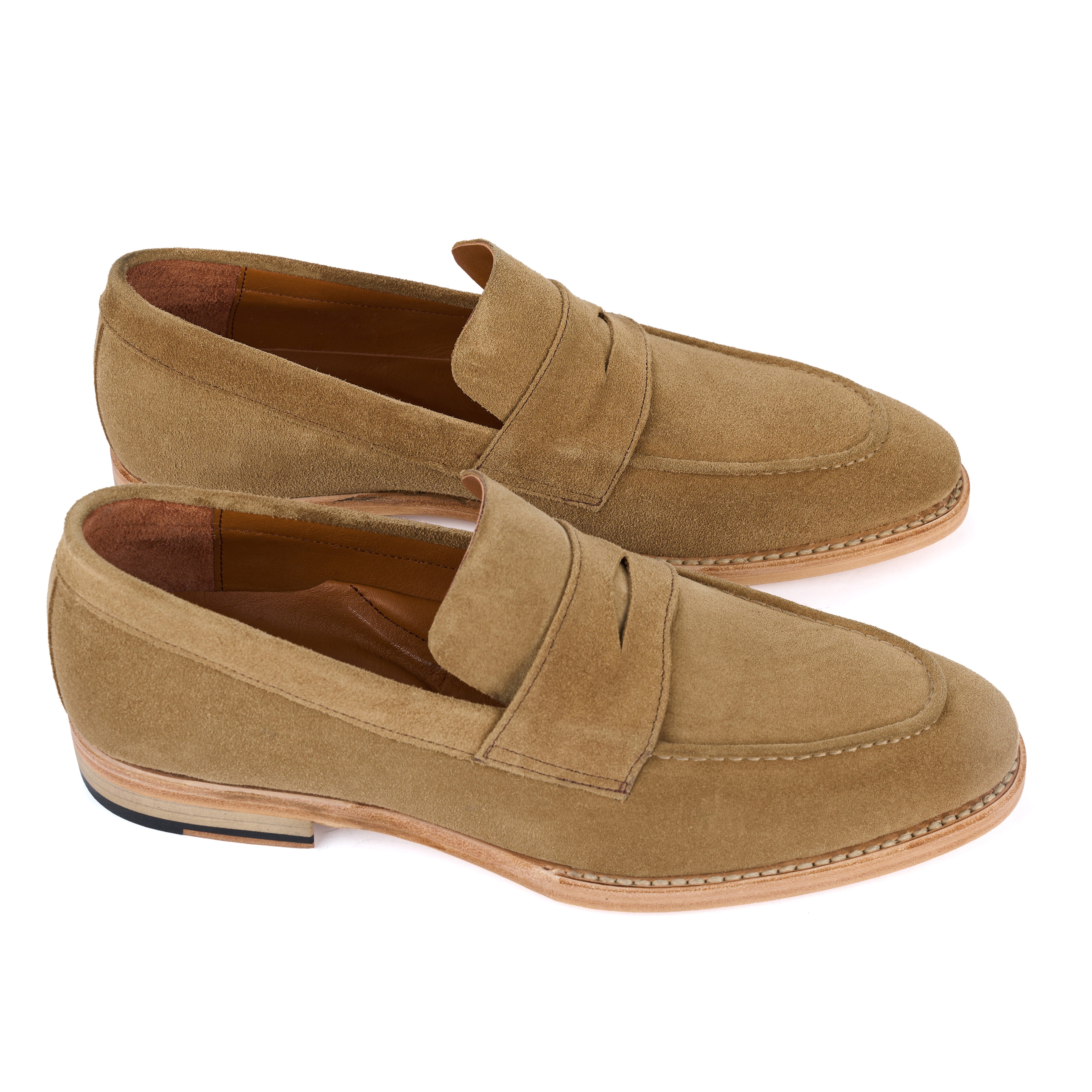 The Amber Suede Penny Loafer