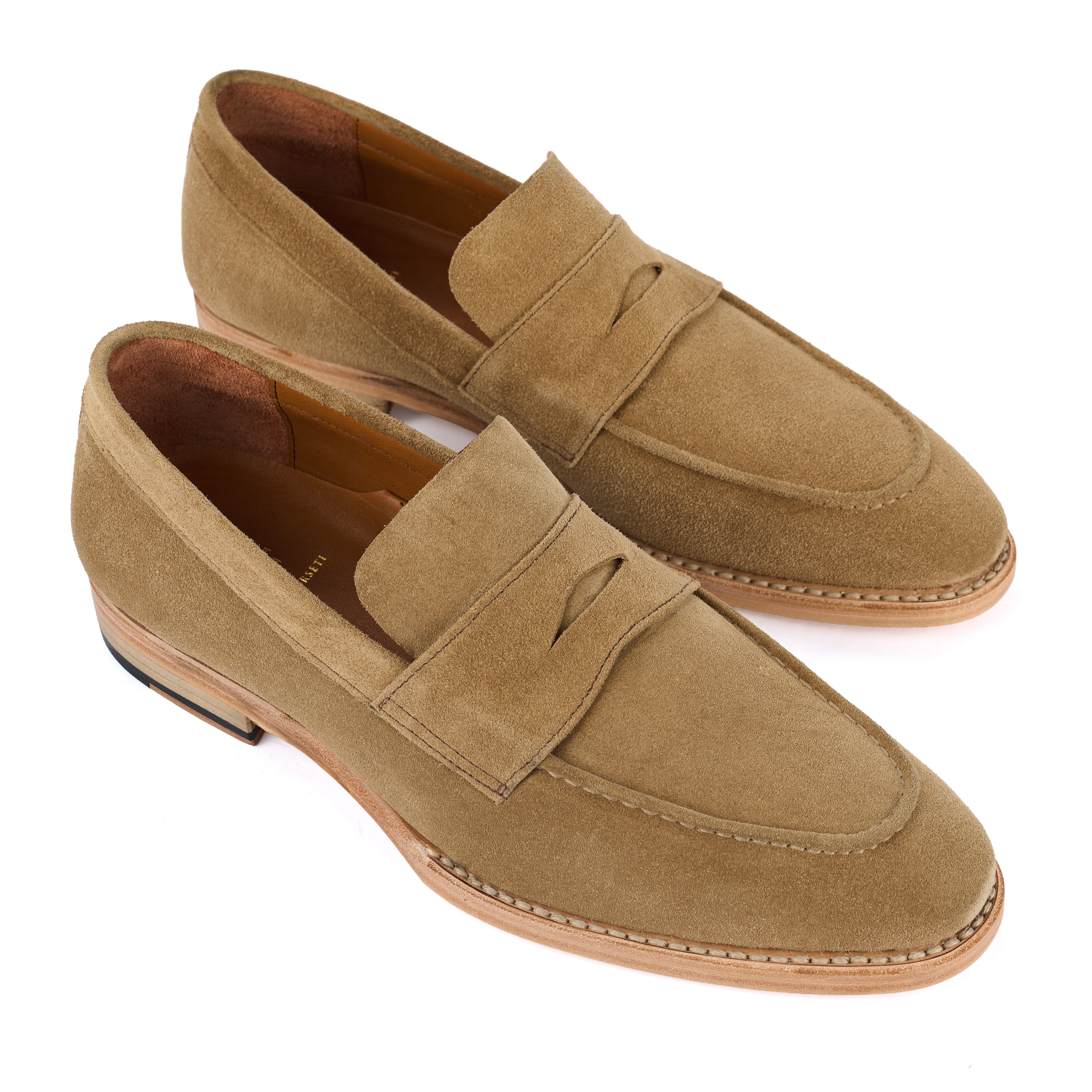 The Amber Suede Penny Loafer