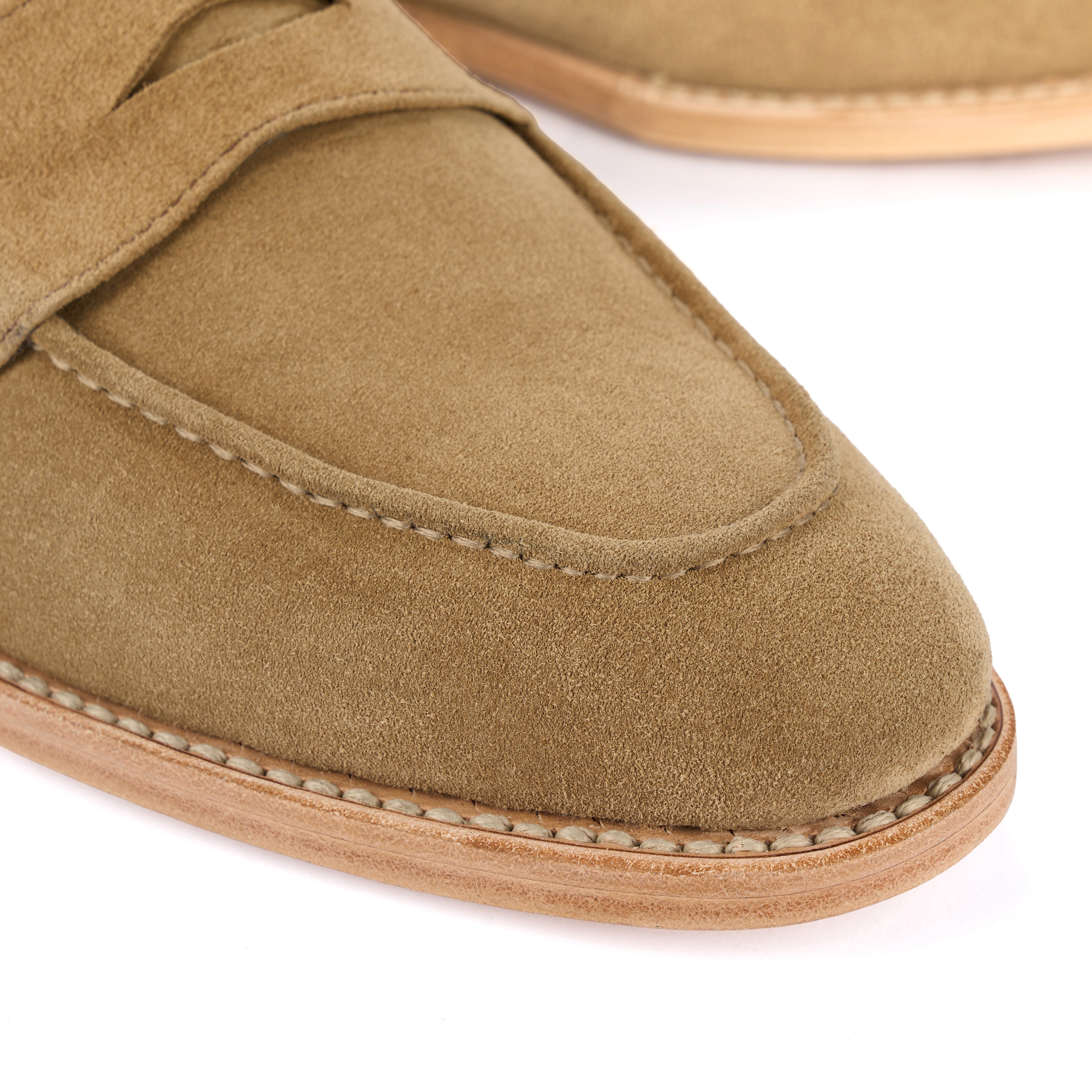 The Amber Suede Penny Loafer