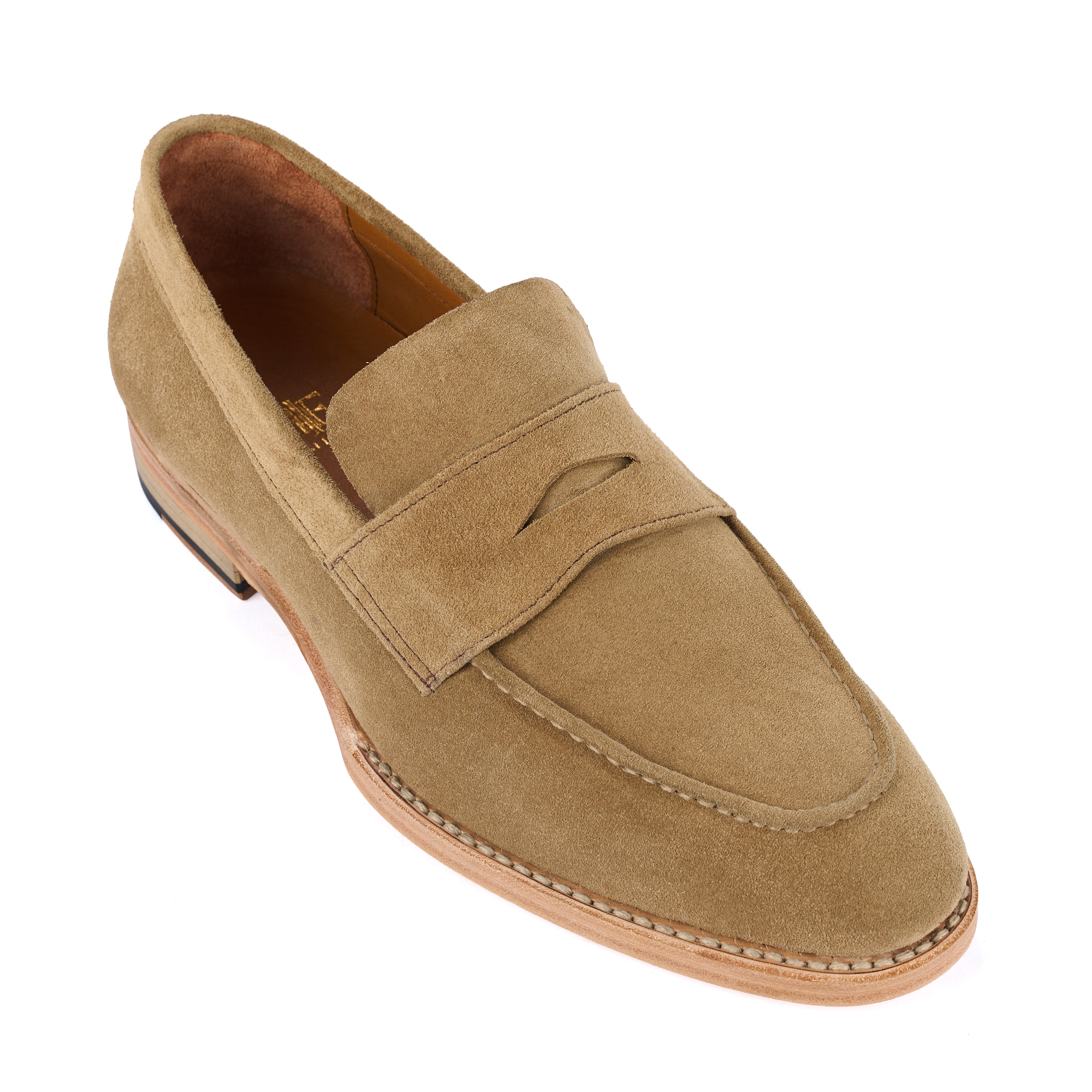 The Amber Suede Penny Loafer