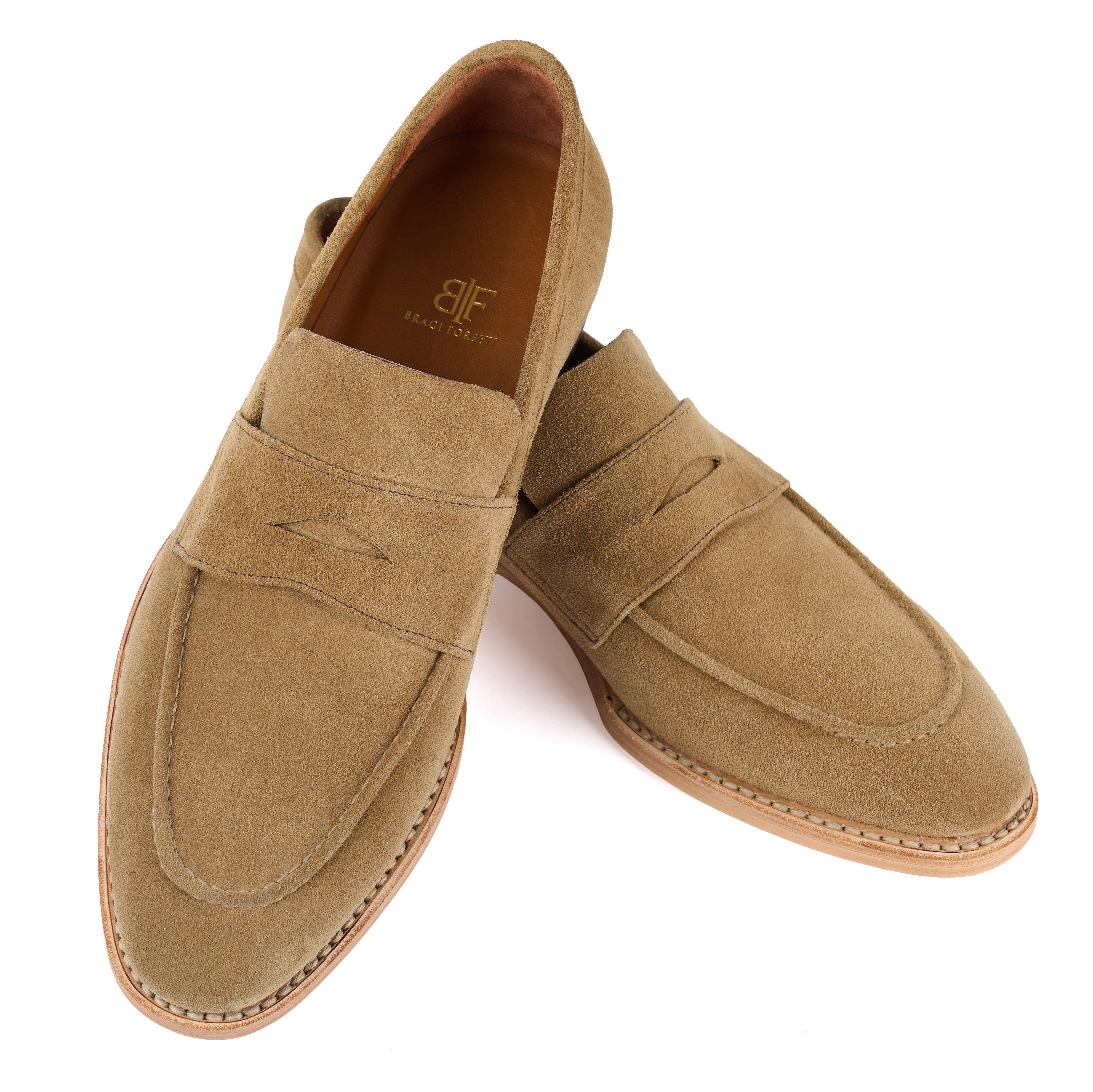 The Amber Suede Penny Loafer